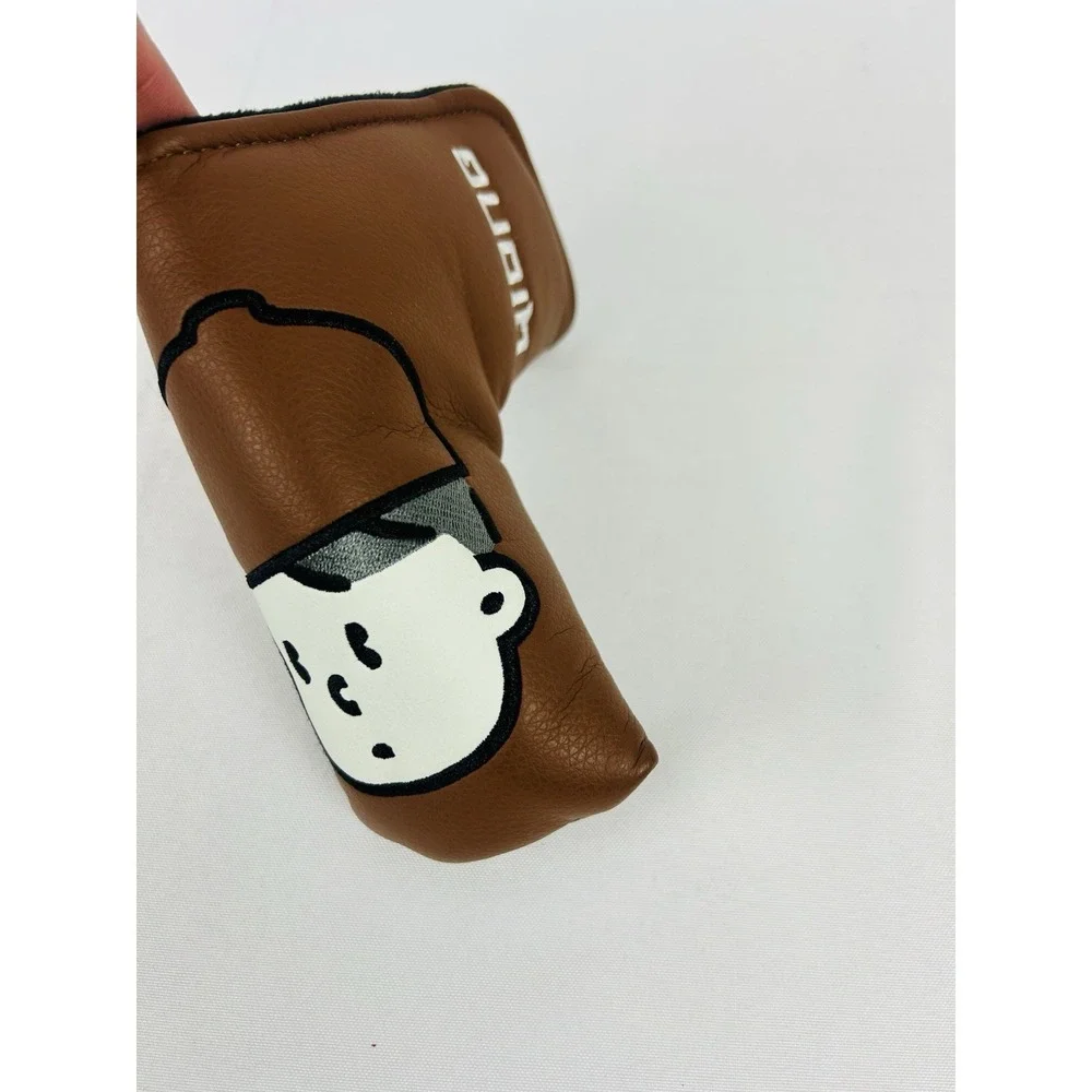 Qiong Golf Putter Cover Q Brown